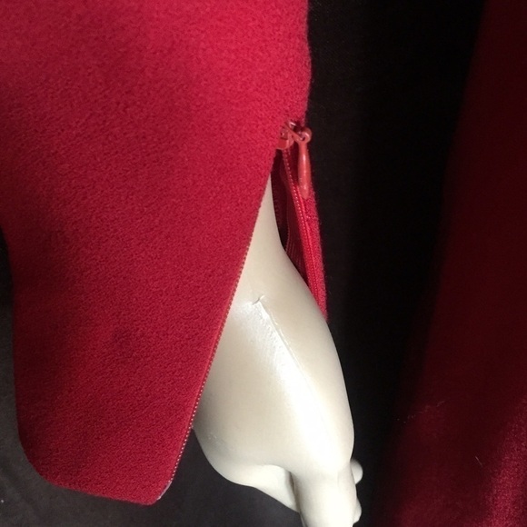 Givenchy Couture Vintage Red Audrey Hepburn Dress S - Picture 3 of 16